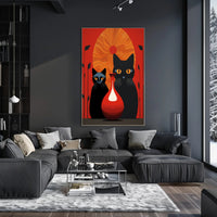 Feline Elegance Poster