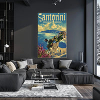 Santorini Serenity Poster