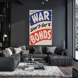 War Bonds Promotion Poster PosterGoat
