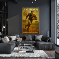 Jim Thorpe Celebrating a Legendary Athlete Poster