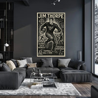 Celebrating Jim Thorpe Legendary Athlete Poster