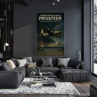 Consolidated PB4Y-2 Privateer WWII Aviation Poster