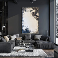 Gothic Skulls And Roses Poster