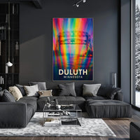 Duluth Minnesota Scenic Wanderlust Digital Painting Poster