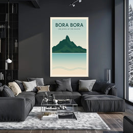 Bora Bora Vintage Travel Poster Masterpiece PosterGoat