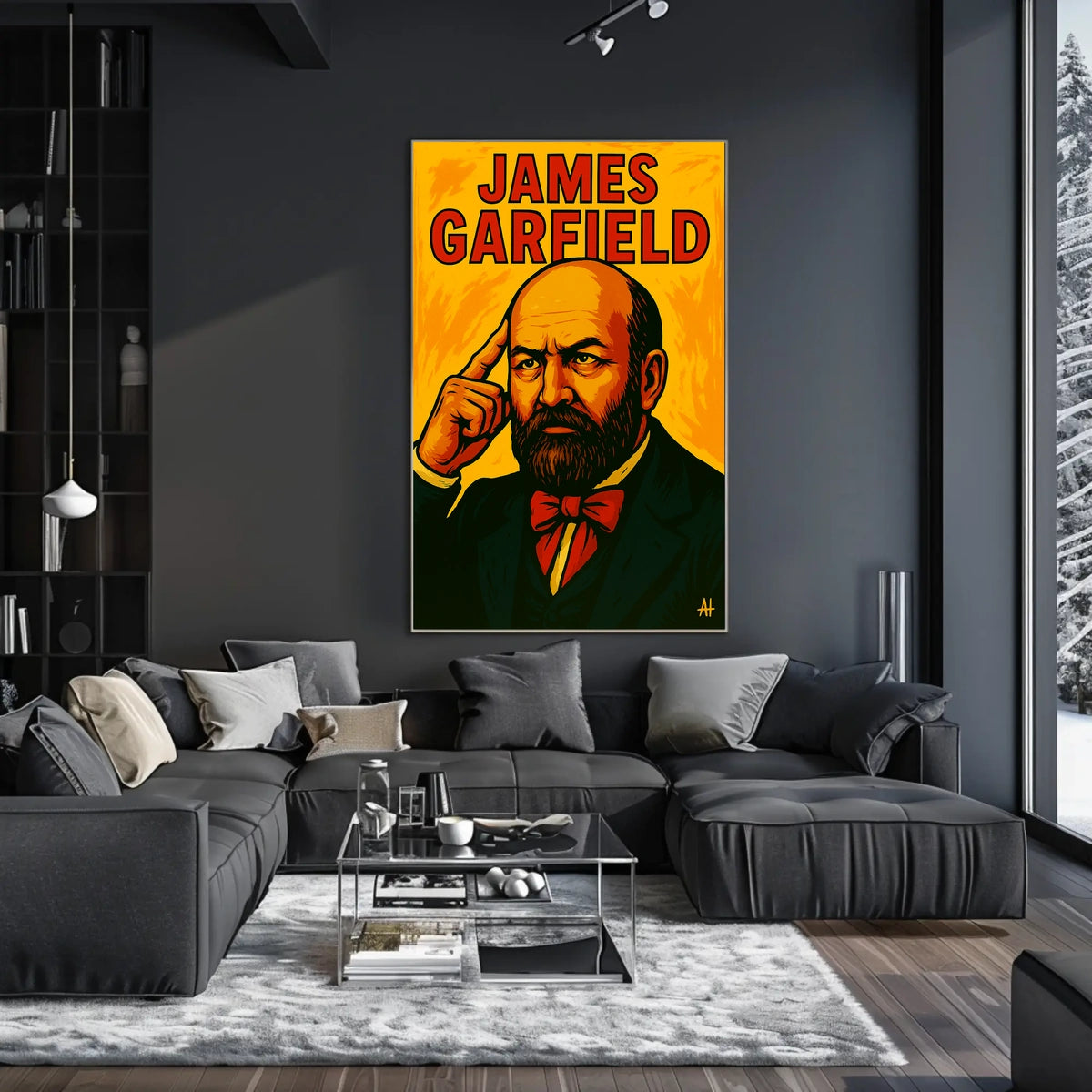 James Garfield Heritage Portrait Wanderlust Decor Poster