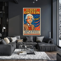 Albert Einstein Theory Of Relativity Poster