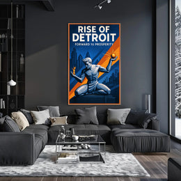 Rise of Detroit Poster PosterGoat