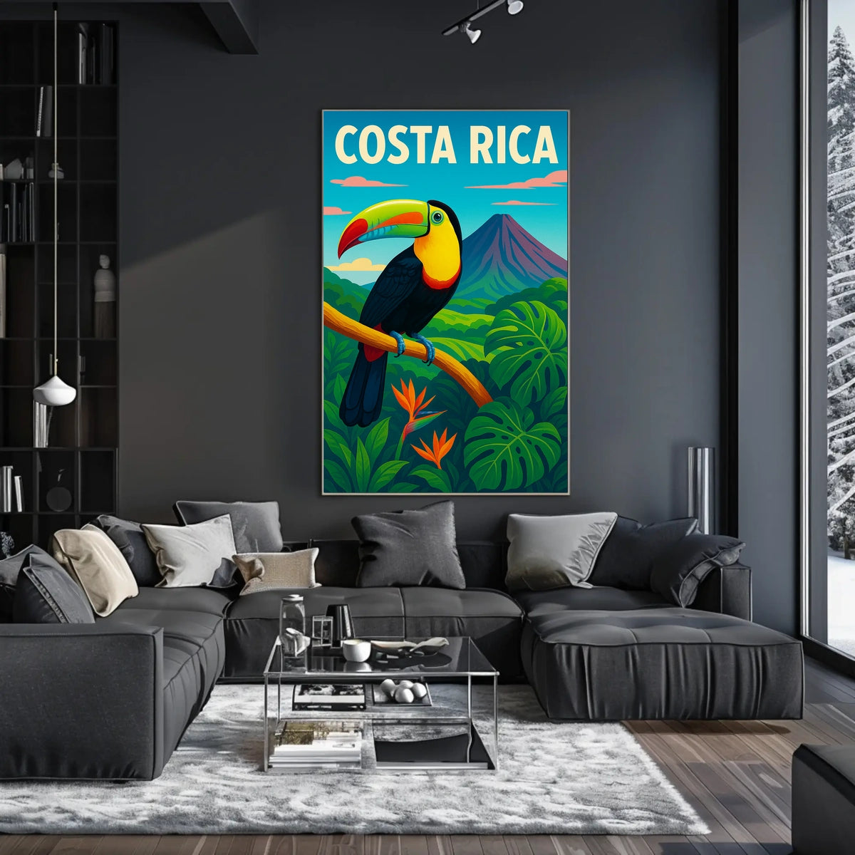 Costa Rica Tropical Paradise Poster