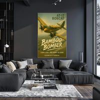 AT-17 Bobcat in Flight WWII Poster