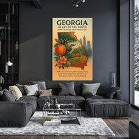 Georgia Heart Of The South Poster