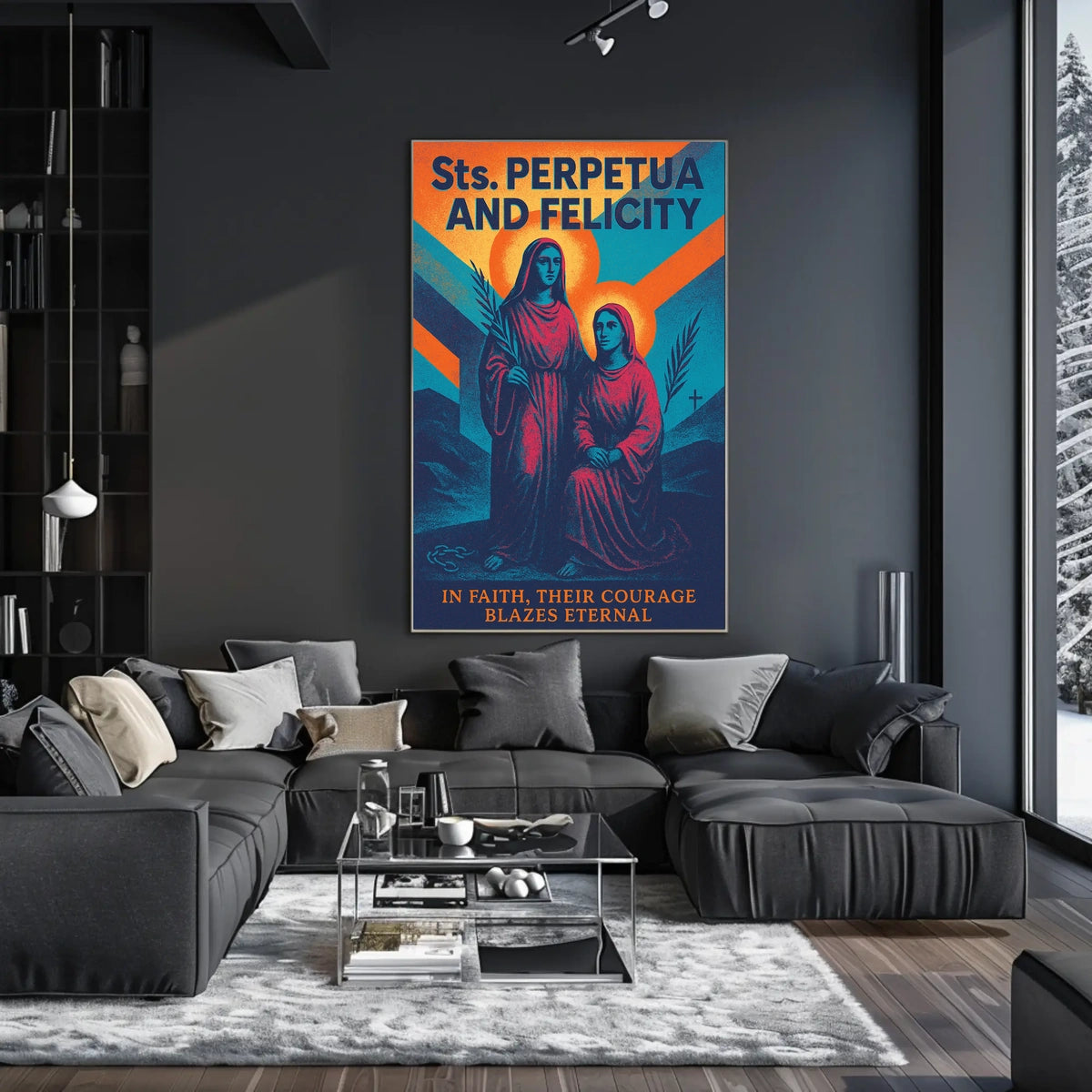 Saints Perpetua and Felicity Poster