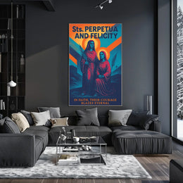 Saints Perpetua and Felicity Poster