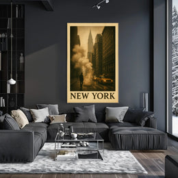 New York Cityscape Poster