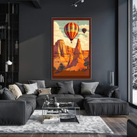 Scenic Balloon Journey Poster