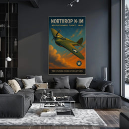 Northrop N-1M 1940 Aviation Art Poster Print