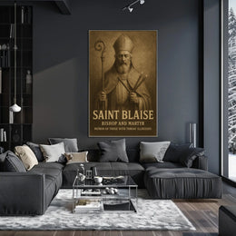 Saint Blaise Bishop And Martyr Poster
