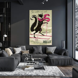 Winter Adventures In Wallis, Switzerland Poster