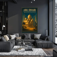 Abu Dhabi Poster Tradition and Innovation in Perfect Harmony Urban or Cityscape Poster
