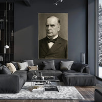 Classic Monochrome Formal Portrait Poster