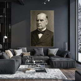 Classic Monochrome Formal Portrait Poster