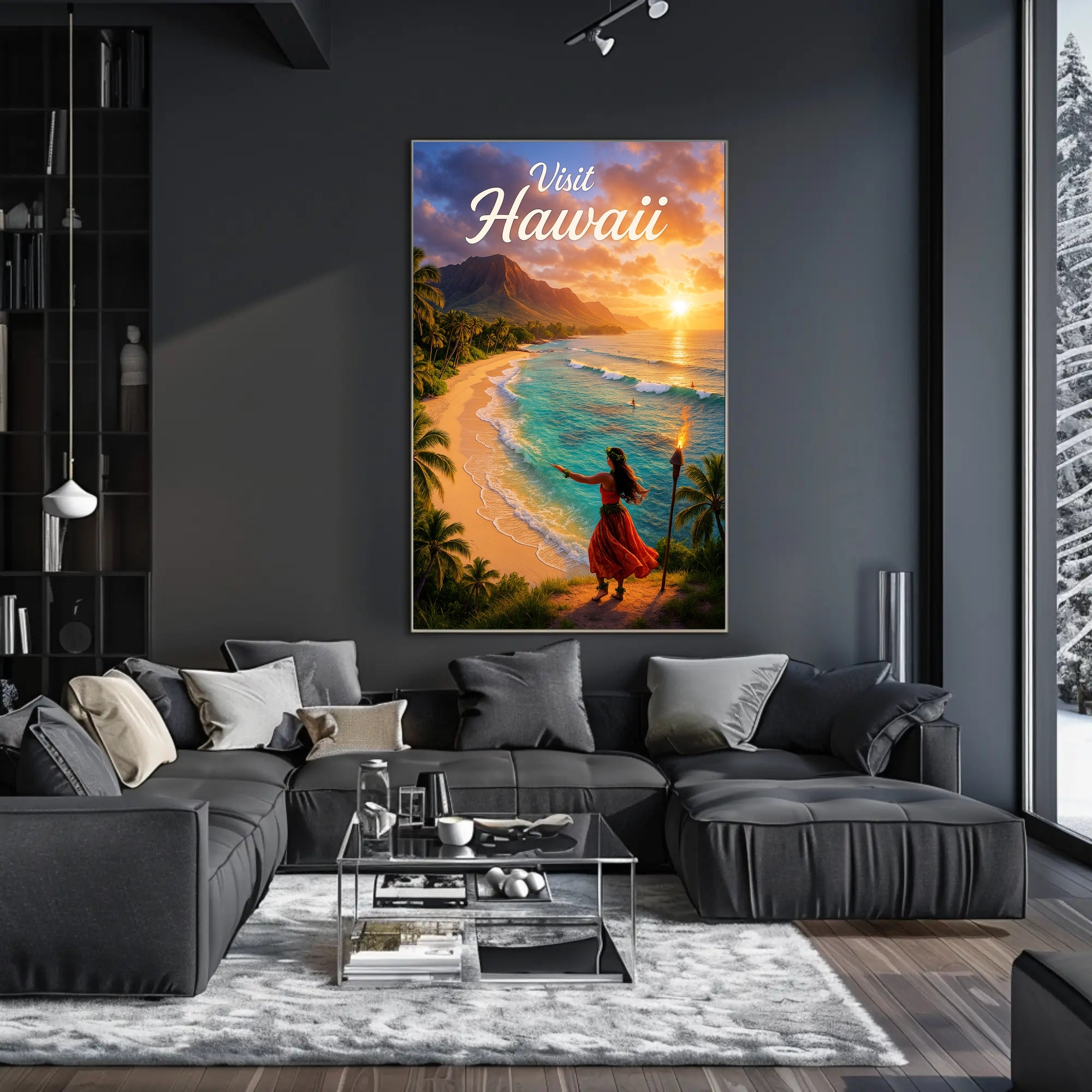 Visit Hawaii Poster PosterGoat