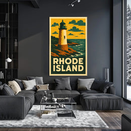 Rhode Island Lighthouse Poster