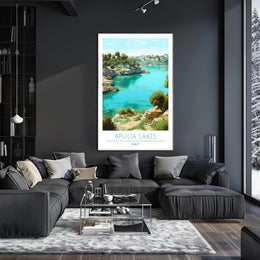 Apulia Lakes, Italy Poster