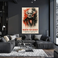 Portrait of Martin Van Buren Historical or Presidential Poster