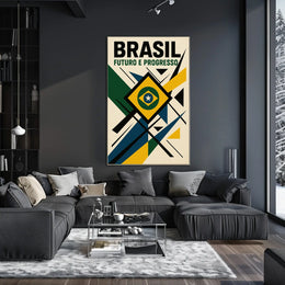Brasil Futuro e Progresso Poster