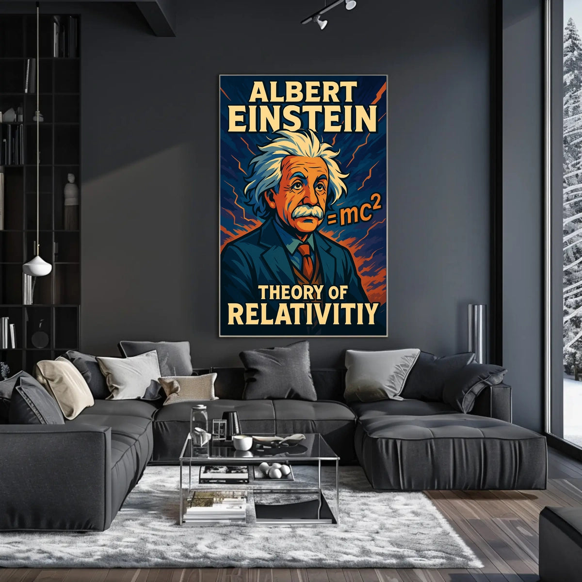Albert Einstein Theory Of Relativity Poster