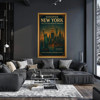 New York Skyline Dreams Urban or Cityscape Poster
