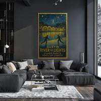 Austin River Of Lights Poster