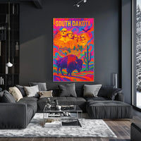 South DakotaS Vibrant Tribute Poster