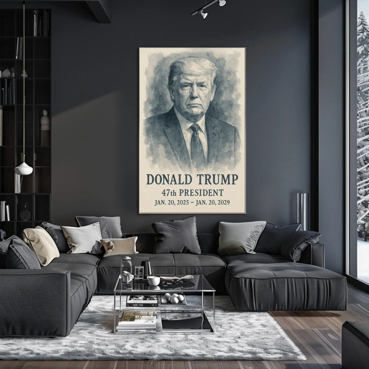 Donald Trump 47th President Poster