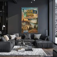 New York City Nostalgic Charm Poster Vintage Wall Art