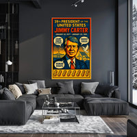 Jimmy Carter United States Leader Photo Tribute Poster PosterGoat