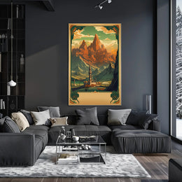 Majestic Mountain Vista Poster