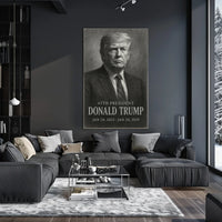 Donald Trump 47th President Scenic Poster