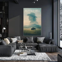 Buffalo Bill American Frontier Animal Poster
