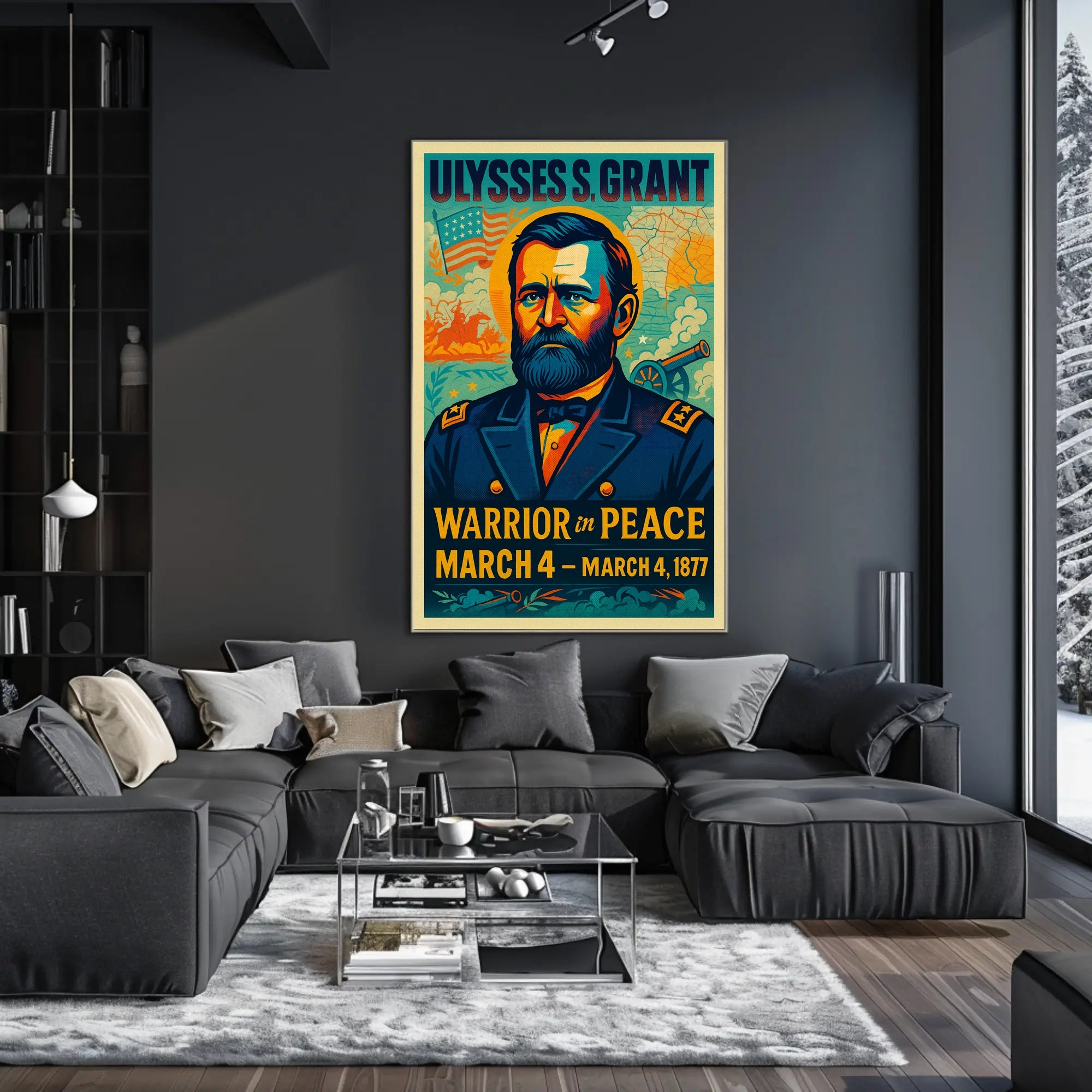 Ulysses S. Grant Warrior in Peace Poster PosterGoat
