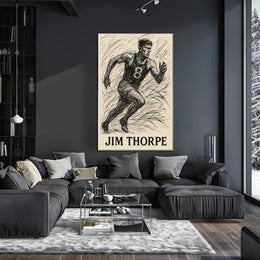Jim Thorpe Legendary Athlete Poster