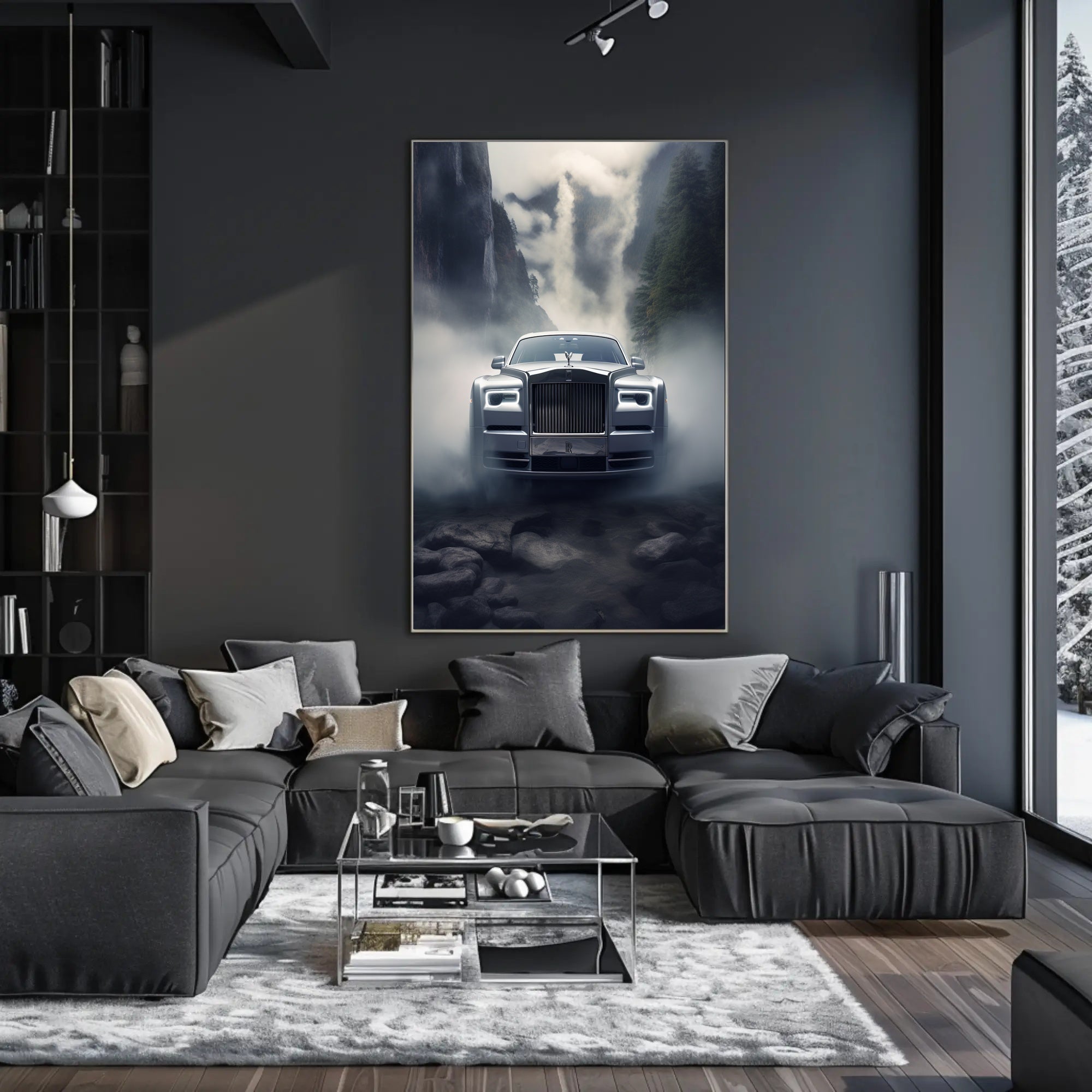 Luxury in the Mist Poster PosterGoat