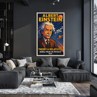 Albert Einstein Theory Of Relativity Poster