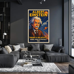 Albert Einstein Theory Of Relativity Poster
