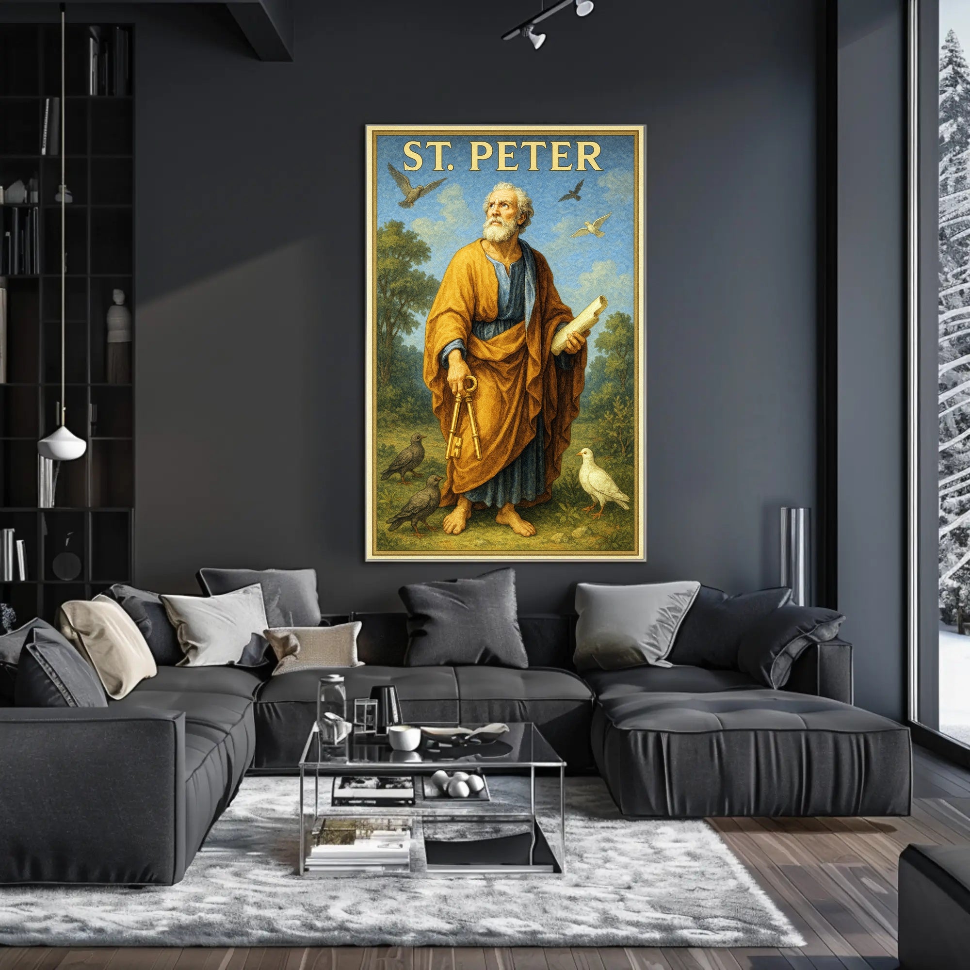 St. Peter - Keeper of the Keys Poster PosterGoat