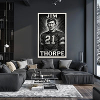 Jim Thorpe Legendary Athlete Poster