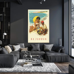Seaside Bliss on the Adriatic Poster PosterGoat