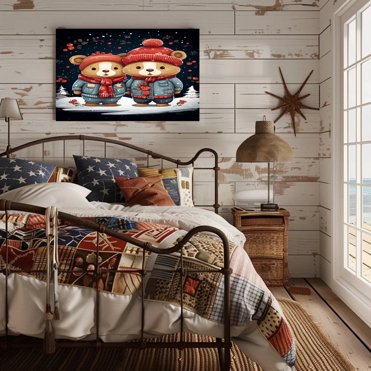 Winter Wonderland Bears Poster