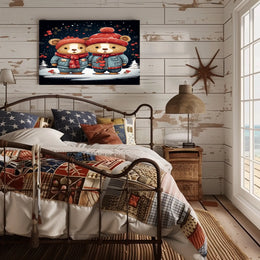 Winter Wonderland Bears Poster